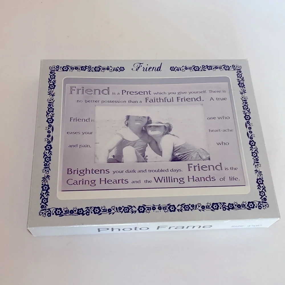 Photo Frame Glass Silver Size 4” X 6”